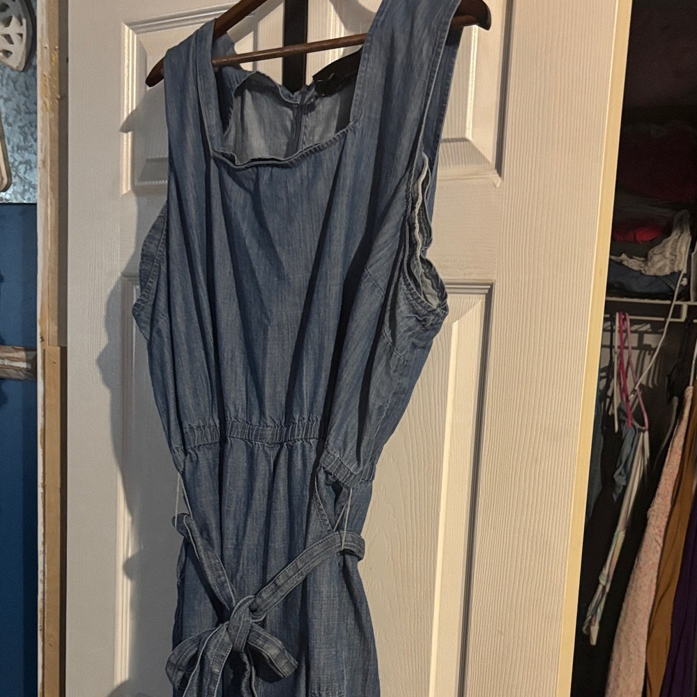 Lane Bryant Indigo Denim jumpsuit